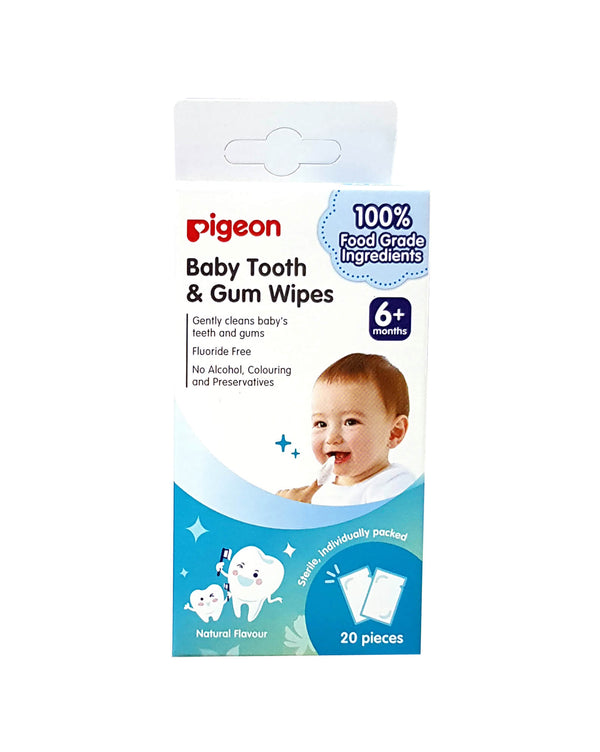 Pigeon Baby Tooth & Gum Wipes Natural Flavor